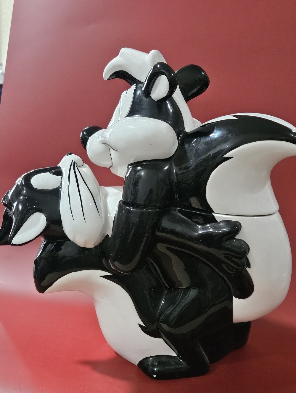 1996 Warner Bros. Pepe' Le Pew Cookie Jar. Vintage. - Picture 5 of 6